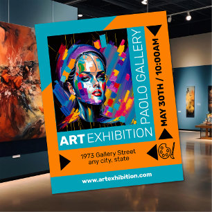 Flyer Exposición de Arte