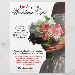 Flyer Exposición de bodas