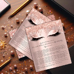 Flyer Extensión de Eyelash Responsabilidad Exención Espa<br><div class="desc">Presentando el "Eyelash Extension Liability Waiver Sparkly Pink Flyer" de Zazzle, una combinación perfecta de función esencial y diseño cautivador. Este volante es una herramienta indispensable para los profesionales de la belleza especializados en extensiones de eyelash, proporcionando una solución elegante y práctica para gestionar el consentimiento del cliente y las...</div>
