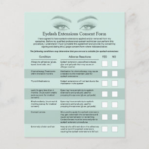 Flyer Extensiones de Eyelash Pinta Pasiva Renuncia