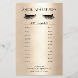 Flyer Extensiones Eyelash Artista de maquillaje beidseit
