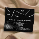 Flyer Extensiones Eyelash Maquillaje Artista Cute Afterc<br><div class="desc">Cuidadas tarjetas de atención posterior de extensión Minimalista de Eyelash dibujadas a mano.</div>