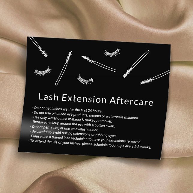 Flyer Extensiones Eyelash Maquillaje Artista Cute Afterc (Subido por el creador)