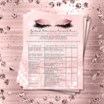Flyer Eyelash Extension Liability Waiver Rose Pink<br><div class="desc">Are you looking for a way to protect your business and ensure that your clients know the potential risks of eyelash extensions? Look no further than our Eyelash Extension Liability Waiver Rose Pink Flyer! As a business owner, protecting yourself and your clients is essential. One such measure is the use...</div>