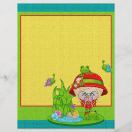 Flyer Faery Nature Lover Frog