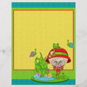 Flyer Faery Nature Lover Frog