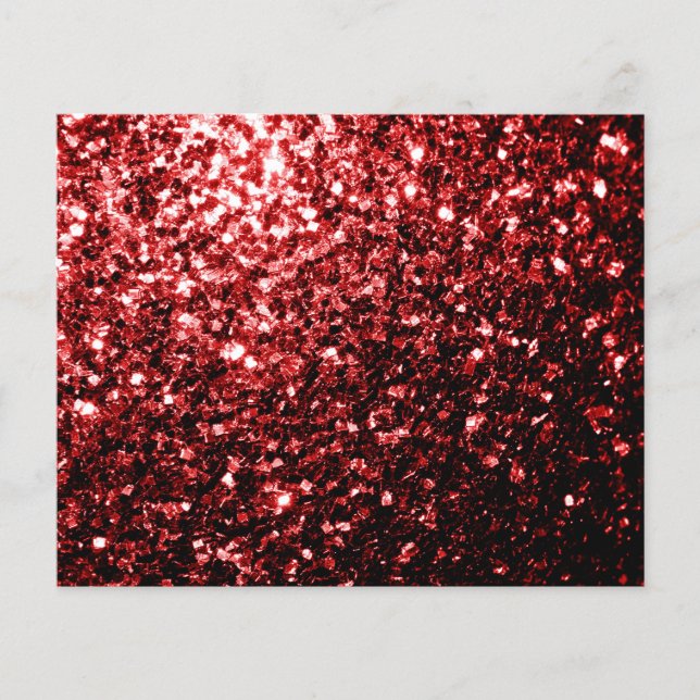 Flyer Falso brillo rojo oscuro glamour destellos (Frente)