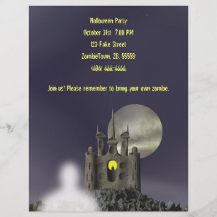 Flyer Fantasma - Póster de Halloween