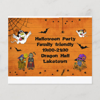 Flyer Fantástico Halloween invita a los niños fiestas pe