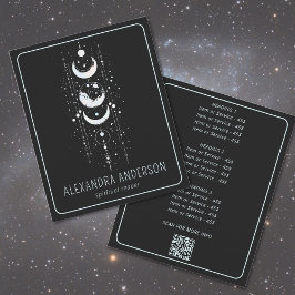 Flyer Fases celestiales de la luna Código Espiritual Mís