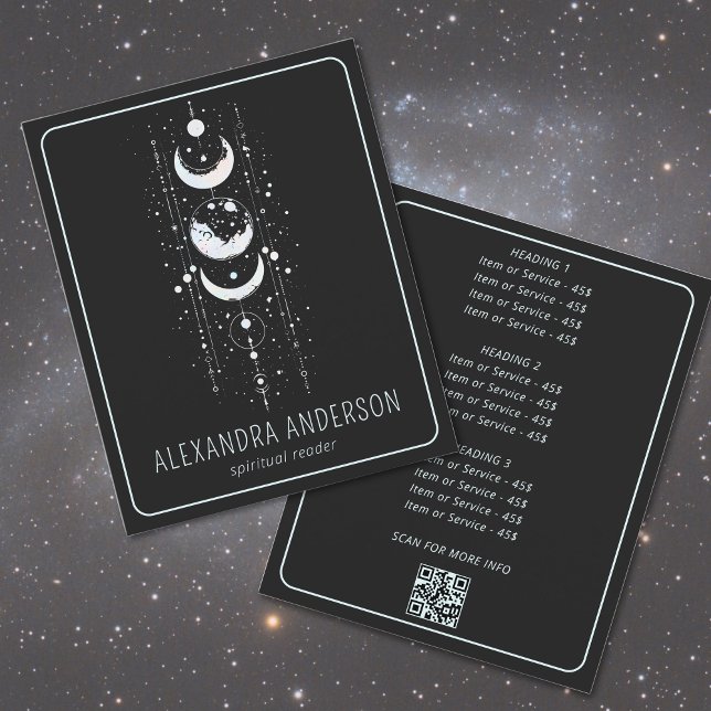 Flyer Fases celestiales de la luna Código Espiritual Mís (Subido por el creador)