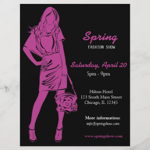 Flyer Fashion Show (Plum)