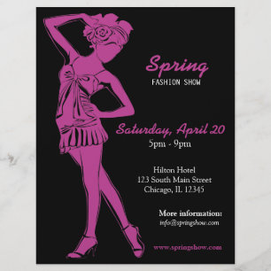Flyer Fashion Show (Plum)