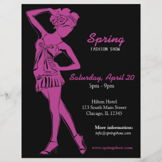 Flyer Fashion Show (Plum)