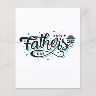 Flyer Fathers day typography | Cute Gift | Family Lover