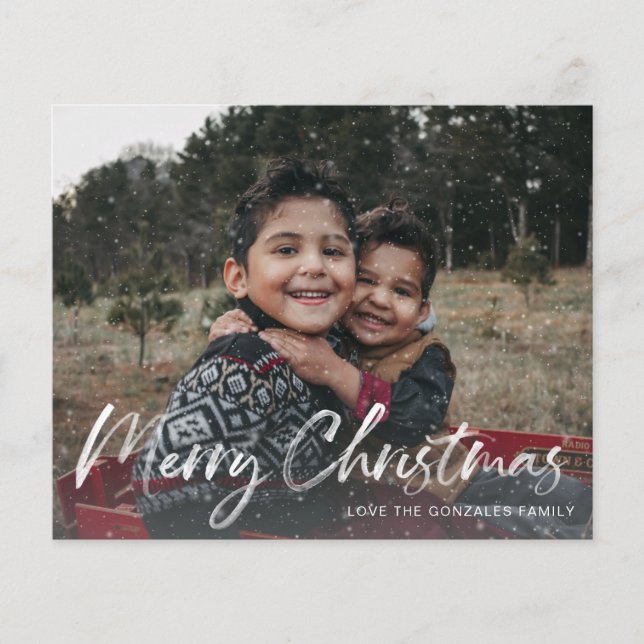 Flyer Faux Faux Snow Merry Christmas (Frente)