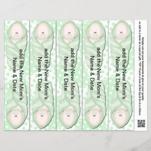 Flyer Favoritos para la fiesta de las duchas para bebés