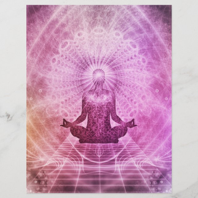 Flyer Fe de Yoga Meditación (Frente)