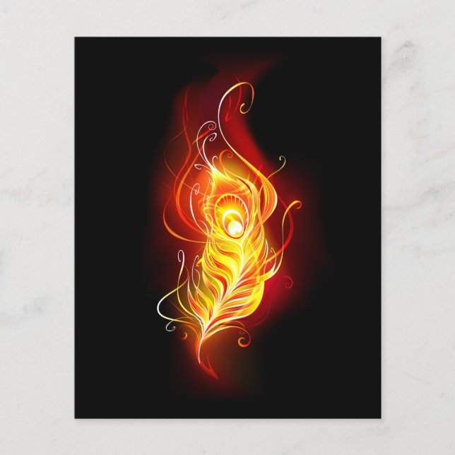 Flyer Feather Peacock (Frente)