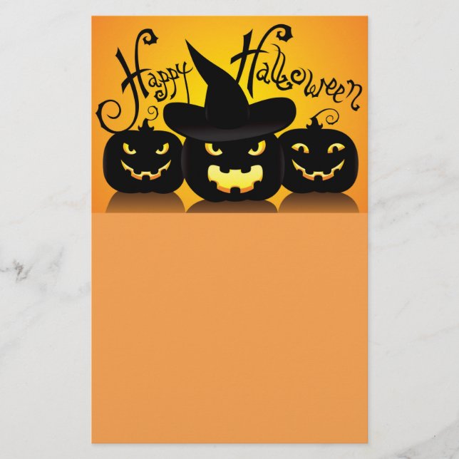 Flyer Felices Calabazas de Halloween (Frente)