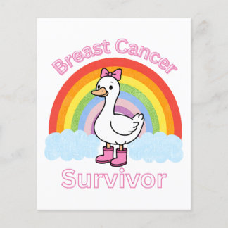 Flyer Felicidades por ser una superviviente de cáncer de