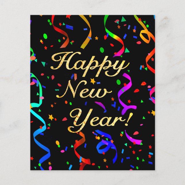 Flyer ¡"Feliz Año Nuevo! " (Frente)