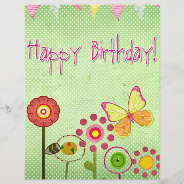 Flyer Feliz cumpleaños (Frente)