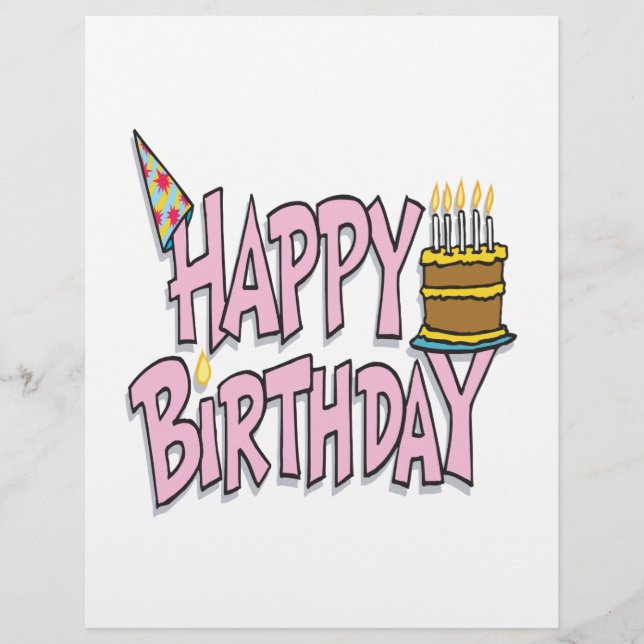 Flyer Feliz cumpleaños (Frente)