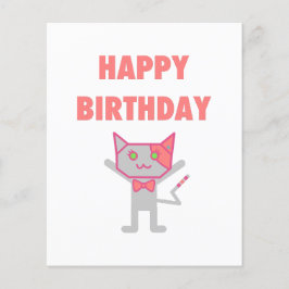 Flyer Feliz cumpleaños Kitty