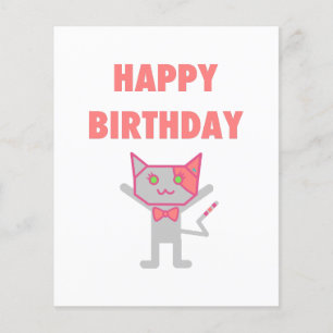 Flyer Feliz cumpleaños Kitty