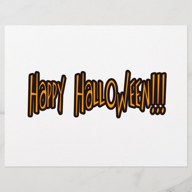 Flyer Feliz Halloween (Frente)