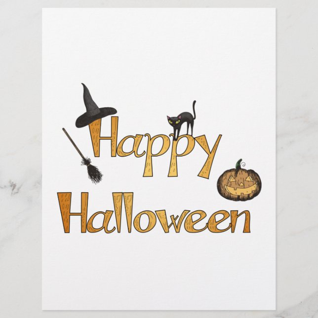 Flyer Feliz Halloween (Frente)