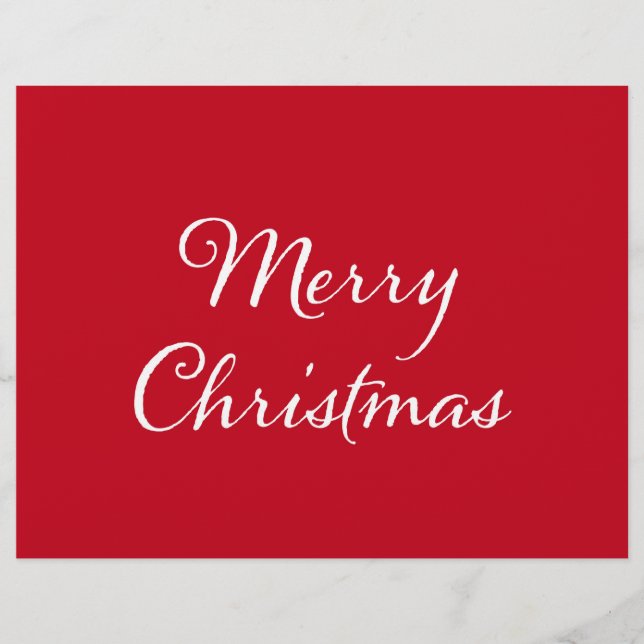 Flyer Feliz Saludo de Navidad (Frente)