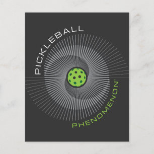 Flyer Fenómeno de Pickleball Galaxia