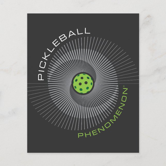 Flyer Fenómeno de Pickleball Galaxia (Frente)