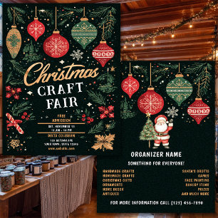 Flyer Feria de Artesanías de navidades