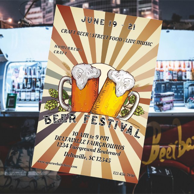 Flyer Festival de Cervezas (Subido por el creador)