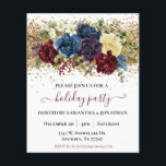 Flyer Festividad de fiesta de oro Confetti Winter Floral<br><div class="desc">Un diseño por hoja. Las invitaciones presupuestarias no incluyen sobres. Los volantes se imprimen en papel y no en tarjetas. Este diseño puede ser personalizado en el área proporcionada cambiando la foto y/o el texto. O puede personalizarse haciendo clic en Personalizar esta plantilla y, a continuación, eligiendo la opción de...</div>