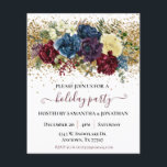 Flyer Festividad de fiesta de oro Confetti Winter Floral<br><div class="desc">Un diseño por hoja. Las invitaciones presupuestarias no incluyen sobres. Los volantes se imprimen en papel y no en tarjetas. Este diseño puede ser personalizado en el área proporcionada cambiando la foto y/o el texto. O puede personalizarse haciendo clic en Personalizar esta plantilla y, a continuación, eligiendo la opción de...</div>