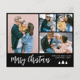 Flyer Festividad de Navidades de Collage de fotos de scr