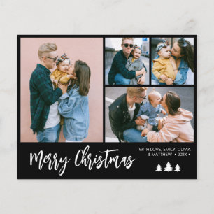 Flyer Festividad de Navidades de Collage de fotos de scr