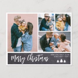 Flyer Festividad de Navidades Snowy del Collage de Chalk