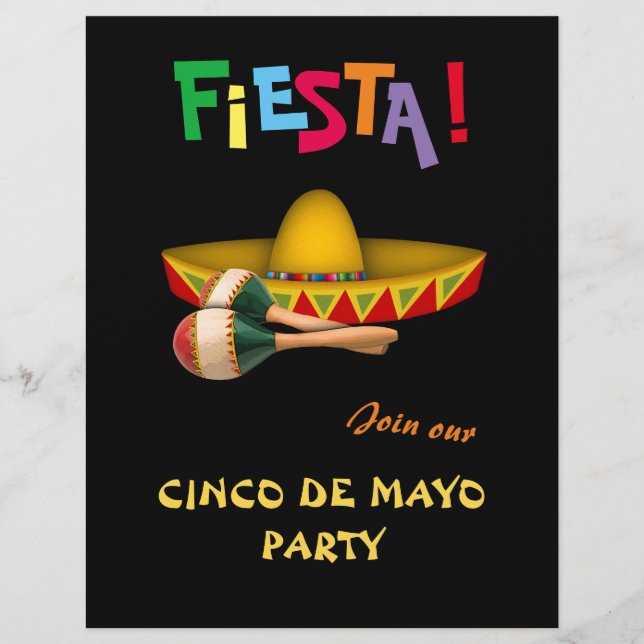 Flyer Fiesta Cinco de Mayo (Frente)