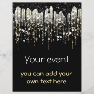 Flyer fiesta de celebración de eventos