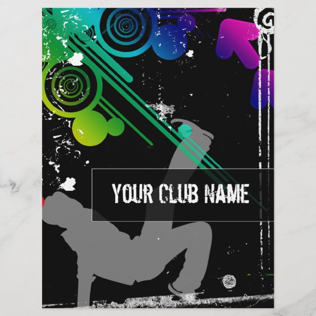 Flyer Fiesta de Dance Club (Frente)