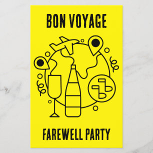 Flyer Fiesta de Farewell Bon Voyage
