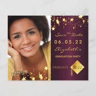 Flyer Fiesta de graduación para ahorrar fecha presupuest