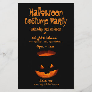 Flyer Fiesta de Halloween