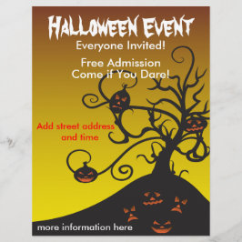 Flyer Fiesta de Halloween