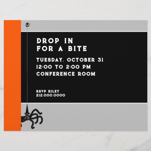 Flyer Fiesta de oficina de Halloween (Frente)